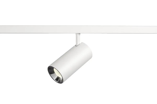 SLV 1006752 Numinos S, 48V LED-Strahler, DALI, 16W, 4000K, 1350lm, 20°, in weiß/chrom