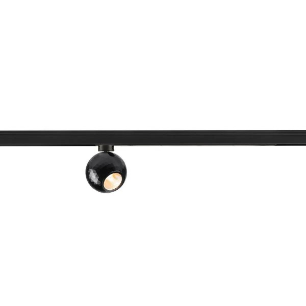 SLV 1010320 Dysko, 1-Phasen LED-Strahler Rund, dimmbar, 6.7W, 2700K, in Schwarz
