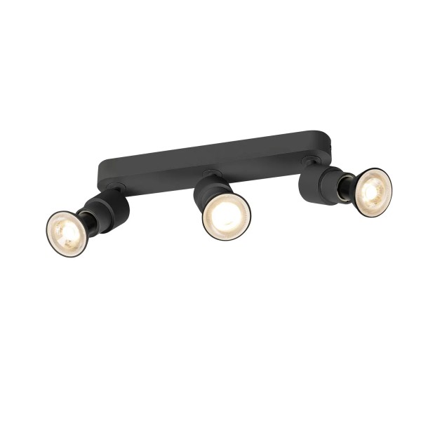 SLV 1008235 Puri 2.0 Basic, Spot 3-flammig, GU10, in schwarz