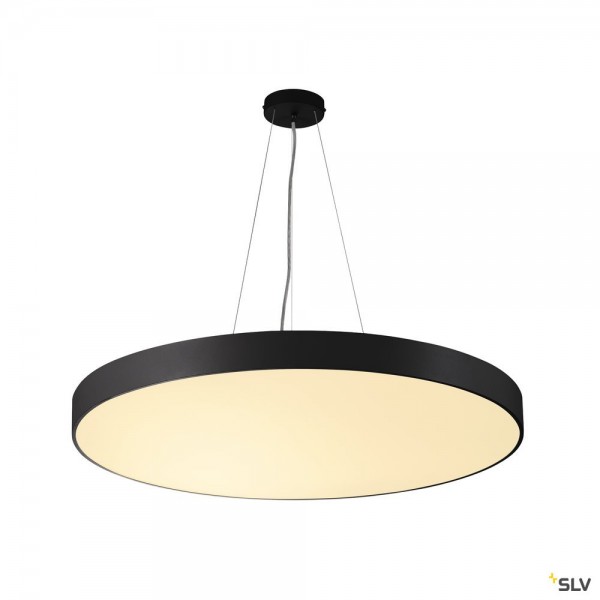 SLV 1001952 + 1001890 Medo 90 Ambient, schwarz, 5m, dimmbar Dali, LED, 78W, 3000K/4000K, 10225lm