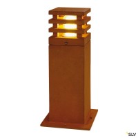 SLV 229420 Rusty Square 40, Wegeleuchte, eisen gerostet, IP55, E27, max.11W SLV 229420 Rusty Square 40, Wegeleuchte, eisen gerostet, IP55, E27, max.11W
