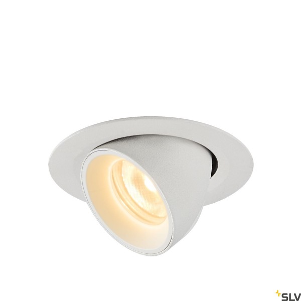 SLV 1005847 Numinos Gimble XS, Deckeneinbauleuchte, weiß, LED, 7W, 3000K, 720lm, 55°