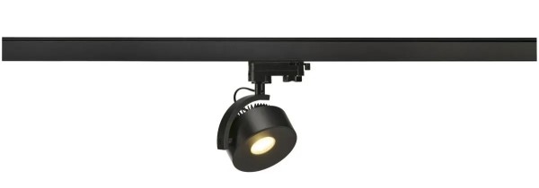 SLV 152600 Kalu Track, 3-Phasen LED-Schienenstrahler, rund, dimmbar, 13W, 3000K, in schwarz