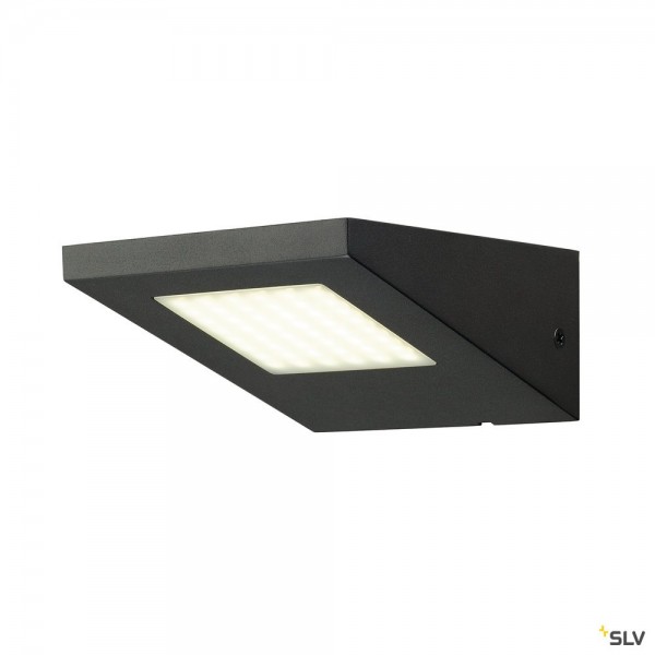 SLV 231315 Iperi Wall, Wandleuchte, anthrazit, IP44, LED, 5W, 4000K, 320lm