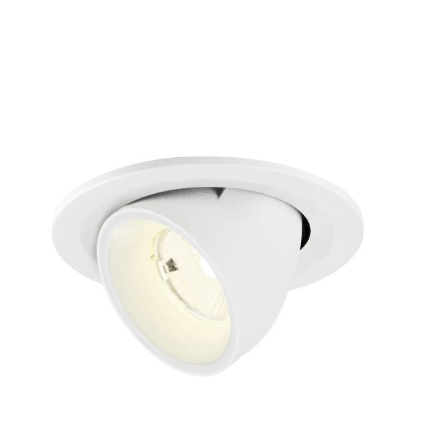 SLV 1009431 Numinos Gimble S, LED-Einbauleuchte, 6.7W, 4000K, 1050lm, 55°, in weiß