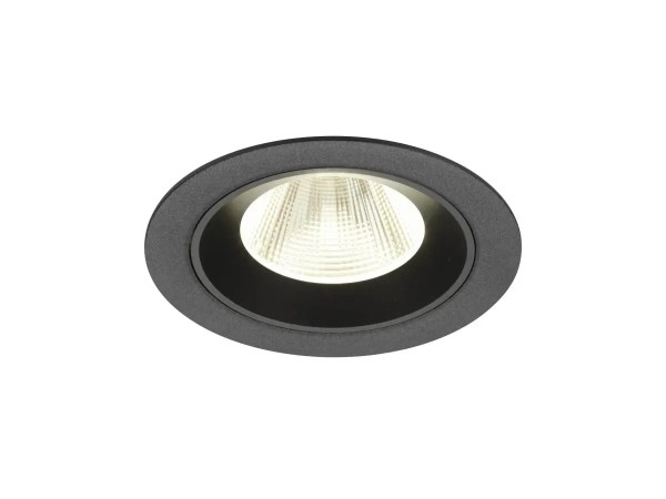 SLV 1009631 Numinos M, LED-Einbauspot, 12W, 4000K, 1900lm, 20°, in schwarz