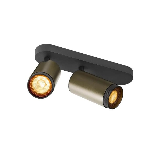 SLV 1009098 Grip! L Double, Deckenstrahler GU10, in bronze/schwarz