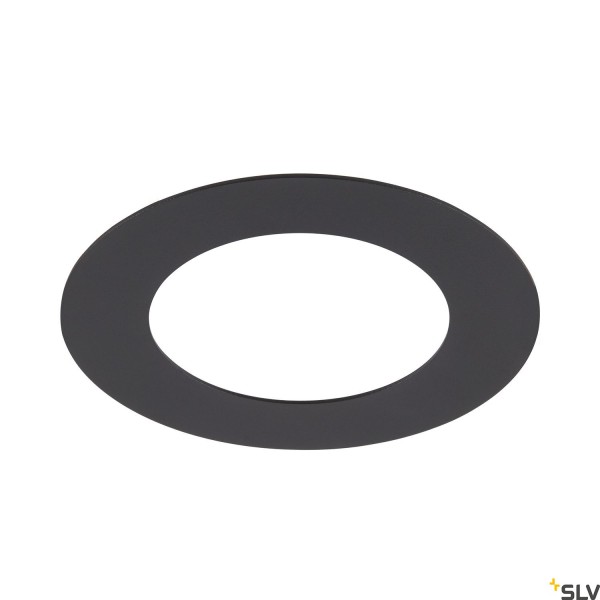 SLV 1006139 Numinos S, Einbaurahmen, rund, schwarz