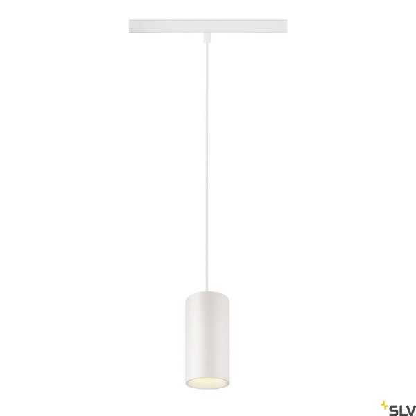 SLV 1006847 Numinos S, 48V Track, Pendelleuchte, weiß, dimmbar Dali, LED, 16W, 3000K, 1120lm, 55°