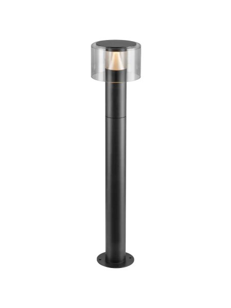 SLV 1010198 Taha II 70, Retro LED-Stehlampe Outdoor, DIM, IP65, 10W, CCT 22/27K, in schwarz
