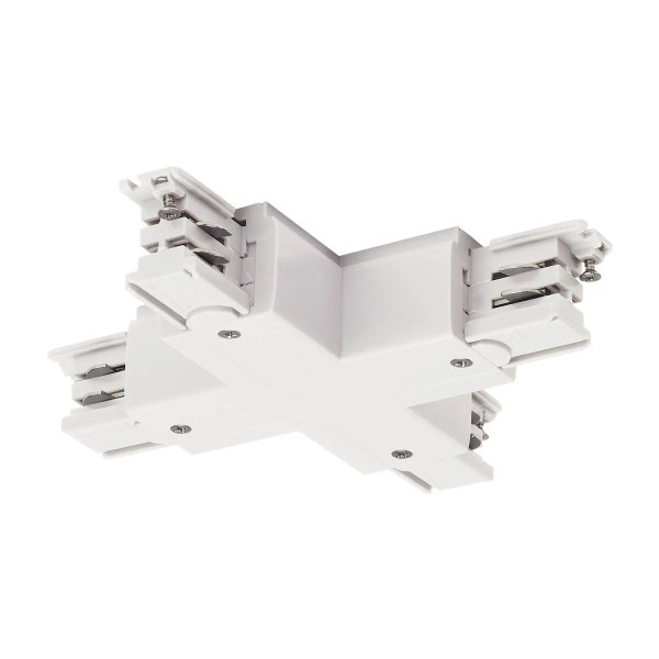 SLV 1001389 X-Verbinder, S-Track 3-Phasen Schiene Aufbau, in weiß