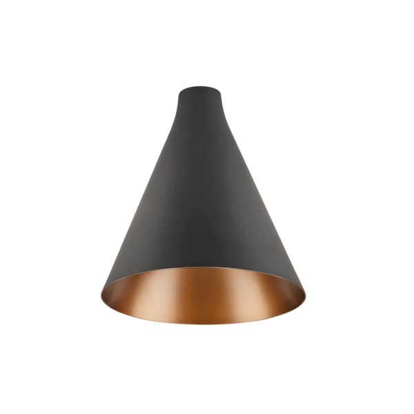 SLV 1007532 Lalu Cone 15, Lampenschirm, schwarz, bronze, D:15.2cm, H:17cm