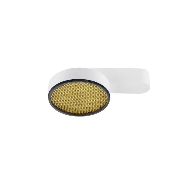 SLV 1009101 Grip! Flat, Flache LED-Deckenleuchte Rund, dimmbar, 15W, CCT 27/3K, in weiß/schwarz