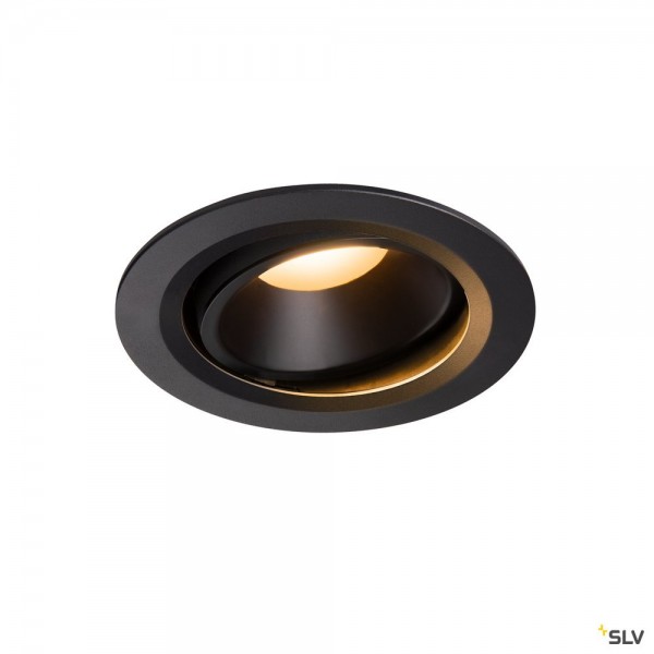 SLV 1003625 Numinos Move L, Deckeneinbauleuchte, schwarz, LED, 25,41W, 2700K, 2150lm, 20°