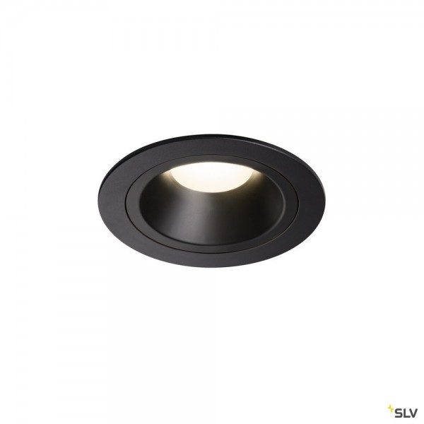 SLV 1003895 Numinos M, Deckeneinbauleuchte, schwarz, LED, 17,55W, 4000K, 1600lm, 55°