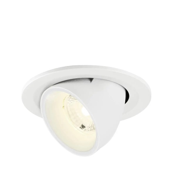 SLV 1009428 Numinos Gimble S, LED-Einbauleuchte, 6.7W, 4000K, 1050lm, 40°, in weiß