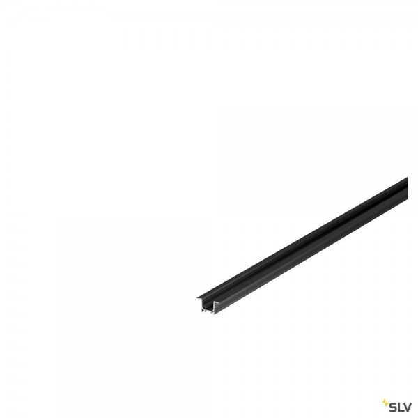 SLV 1000459 Grazia 3016, Einbauprofil, schwarz, B/H/L 3x1,62x200cm, LED Strip max.B.1cm