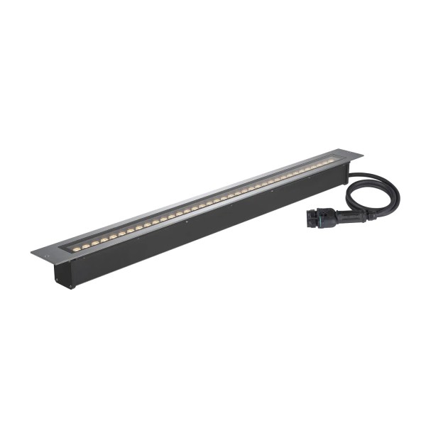 SLV 1007196 Dasar 1200, LED-Bodeneinbauleuchte, Edelstahl, IP67, DALI Touch, 34W, 3000K