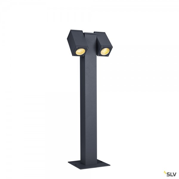 SLV 1002871 Theo Pathlight, Wegeleuchte, anthrazit, IP44, QPAR51, GU10, max.2x7W