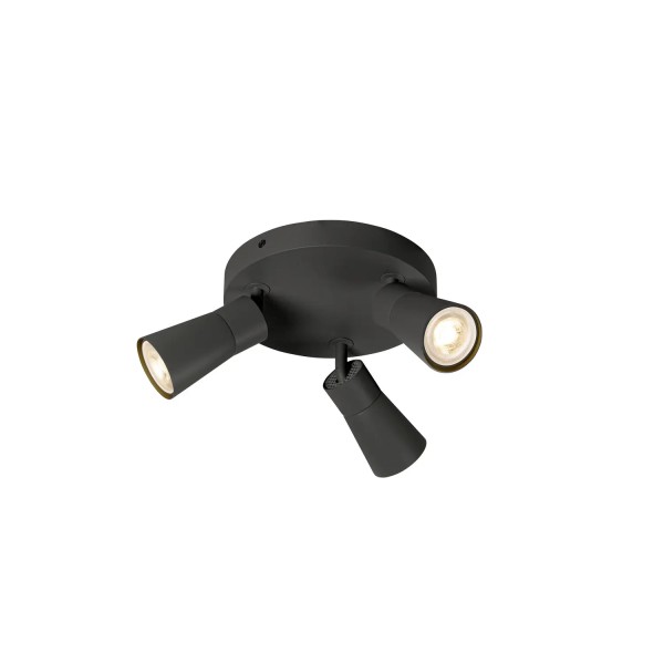 SLV 1008336 Puri 2.0 Cone, Strahler Rondell, GU10, in schwarz
