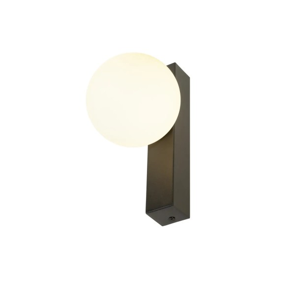 SLV 1008123 Sun, Wandleuchte aus Glas, G9, in schwarz