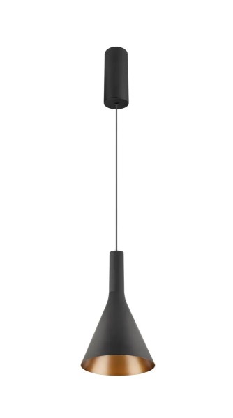 SLV 1010789 Lalu Set Cone 15, LED-Hängelampe Konisch, DIM, 9.5W, CCT 27/3K, in schwarz/bronze