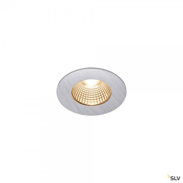 SLV 1002100 Patta-I, Deckeneinbauleuchte, IP65, Dim to Warm C+L, LED, 7,3W, 1800K-3000K, 440lm