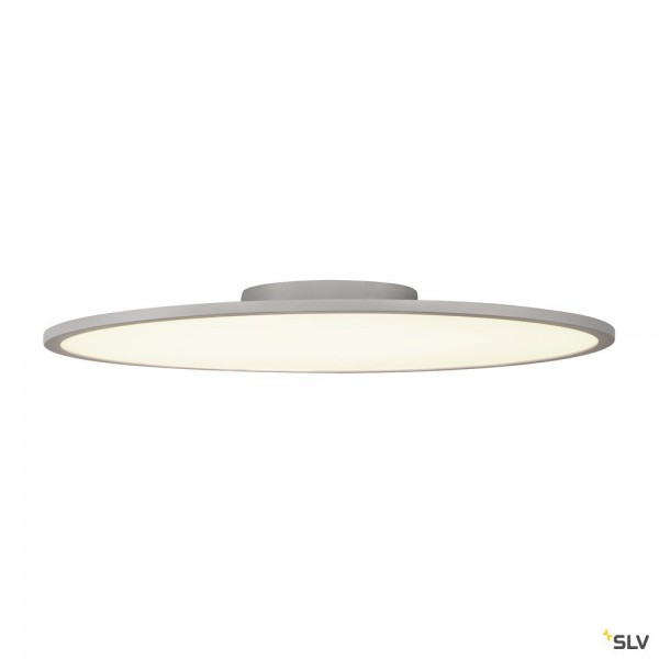 SLV 1000786 LED Panel 60 Round, Deckenleuchte, silbergrau, dimmbar C, LED, 42W, 4000K, 3350lm