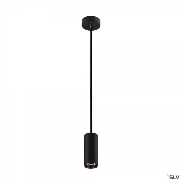 SLV 1004451 Numinos S, Pendelleuchte, schwarz, dimmbar Dali, LED, 10,42W, 4000K, 1100lm, 36°