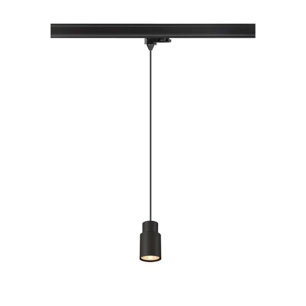 SLV 1008275 Puri 2.0 Tube, 3-Phasen Hängeleuchte, GU10, in schwarz