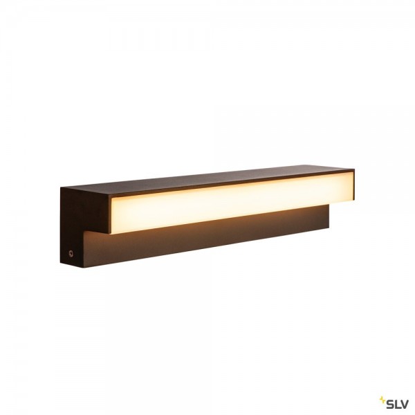 SLV 1003535 L-Line Out 60, Wegeleuchte, anthrazit, IP65, LED, 11,5W, 3000/4000K, 800lm