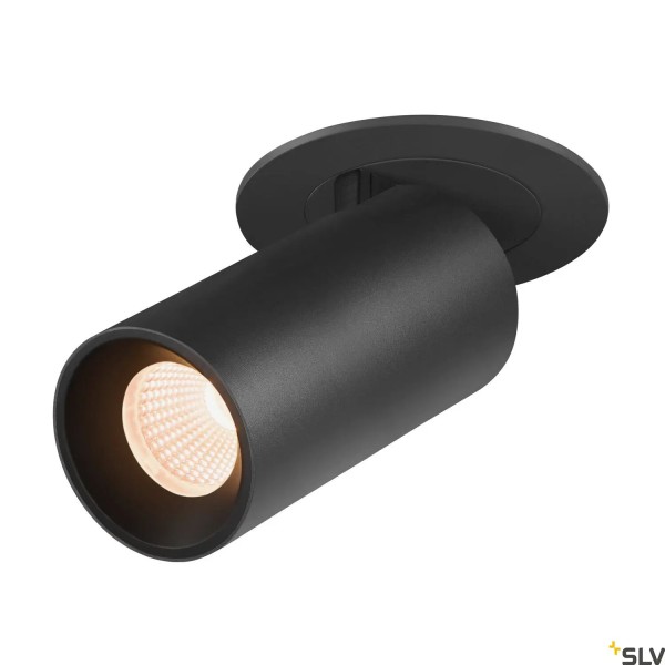 SLV 1006927 Numinos Projector S, Einbauleuchte, schwarz, LED, 8.6W, 2700K, 670lm, 55°