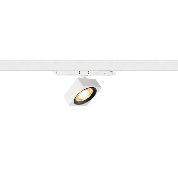 SLV 1010844 Euro Cube 2 M, LED 3-Phasen Spot Flach DALI, 14W, 3K, in weiß/schwarz