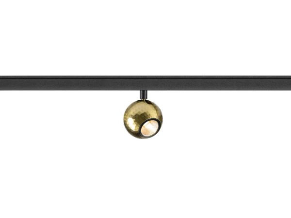 SLV 1010330 Dysko, Runder 48V LED-Spot Discokugel, DALI, 5.6W, 2700K, in gold/schwarz