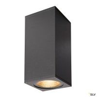 SLV 234505 Big Theo Wall, Wandleuchte, anthrazit, up&down, IP44, LED, 42W, 3000K, 4000lm SLV 234505 Big Theo Wall, Wandleuchte, anthrazit, up&down, IP44, LED, 42W, 3000K, 4000lm