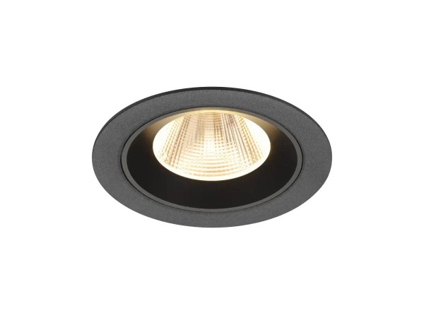 SLV 1009595 Numinos M, LED-Einbauspot, 12W, 2700K, 1700lm, 20°, in schwarz