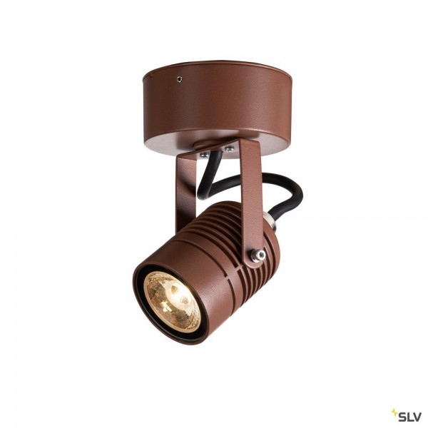 SLV 1004957 LED Spot, Strahler, rost, IP55, LED, 6W, 3000K, 400lm