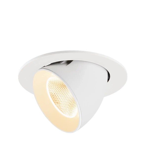 SLV 1009713 Numinos Gimble L, LED-Einbauleuchte, 17W, 2700K, 2400lm, 20°, in weiß