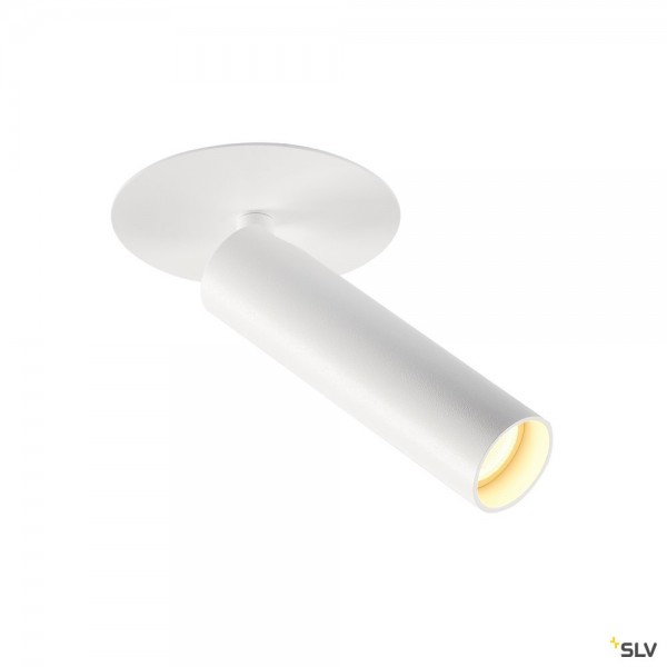 SLV 152381 Karpo, Wand- und Deckeneinbauleuchte, weiß, LED, 7,5W, 3000K, 470lm