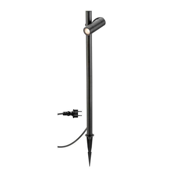 SLV 1011034 Helia Slim Pole, LED-Spießleuchte 60cm, IP65, 6W, 2200K, in schwarz