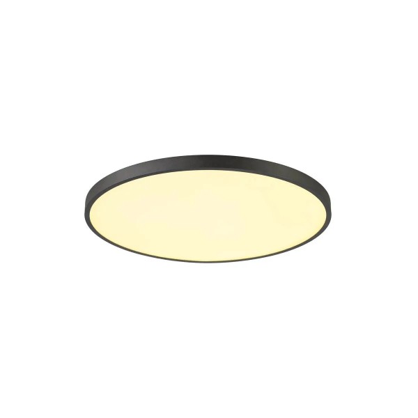 SLV 1011697 Medo 2 Slim 60, Flache LED-Deckenleuchte, dimmbar, 35W, 3/4K, in Schwarz