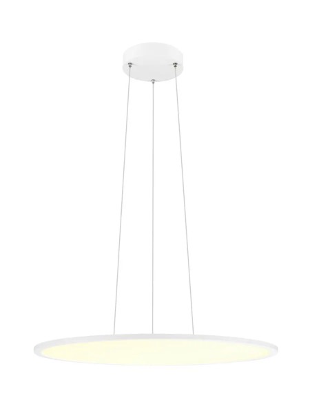 SLV 1010426 Panel 60, LED-Panel Pendelleuchte dimmbar, UGR19, 29W, CCT 3/4K, in weiß