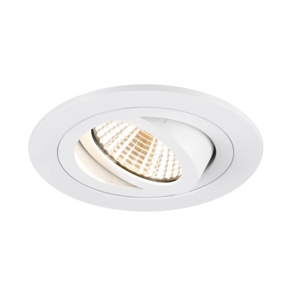 SLV 1007401 New Tria 75, Einbauleuchte, weiß, rund, dimmbar, LED, 8.3W, 2700K, 705lm, 38°