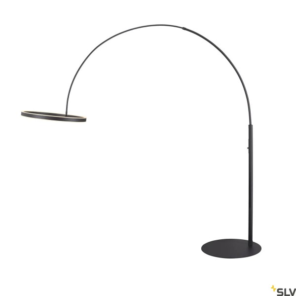 SLV 1006352 One Bow Bogenleuchte, Up&Down, schwarz, LED, 22W, CCT 2700/3000K, 1200lm