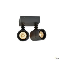 SLV 233095 Myra Wall, Wand- und Deckenleuchte, anthrazit, IP55, QPAR51, GU10, max.2x50W SLV 233095 Myra Wall, Wand- und Deckenleuchte, anthrazit, IP55, QPAR51, GU10, max.2x50W