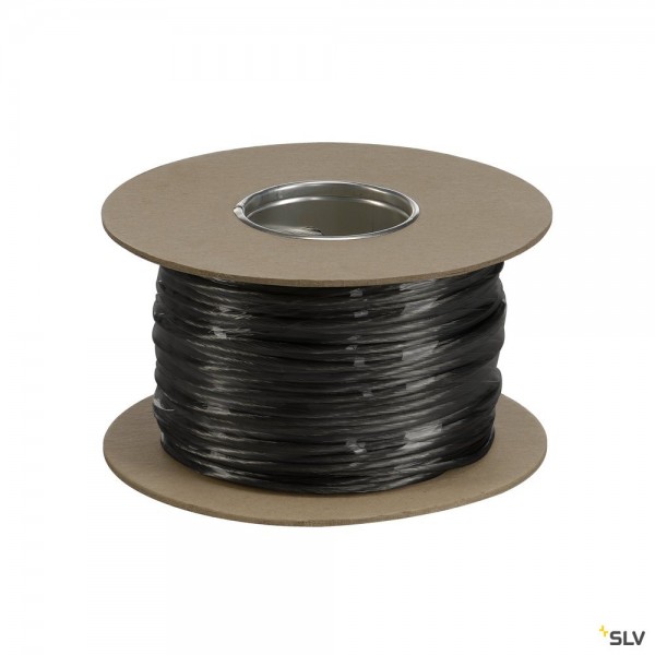 SLV 139040 Seilsystem, Niedervoltseil, 100m/4mm², schwarz