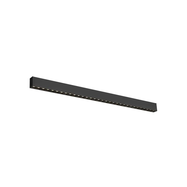 SLV 1010518 Glenos Pro, LED-Deckenleuchte Linear 129cm, DALI, 30W, 3K, UGR19, in schwarz