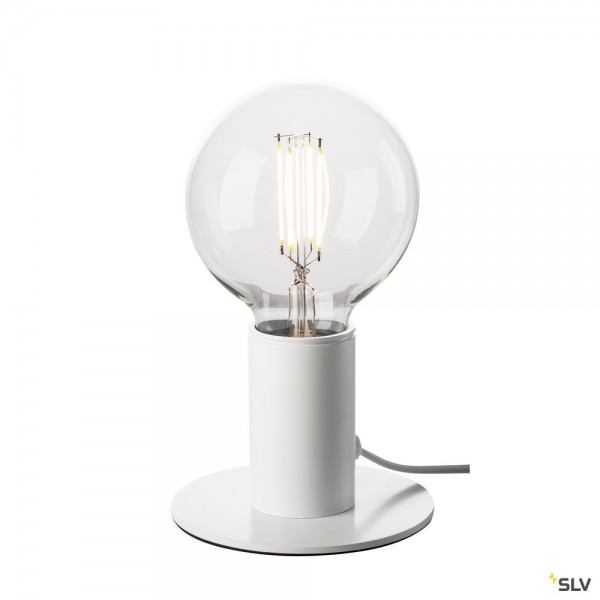 SLV 1001677 Fitu, Tischleuchte, weiß, LED E27, max.10W