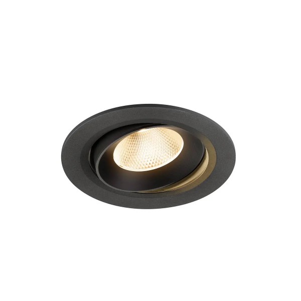 SLV 1009810 Numinos Move L, LED-Einbaustrahler, 17W, 2700K, 2400lm, 20°, in schwarz