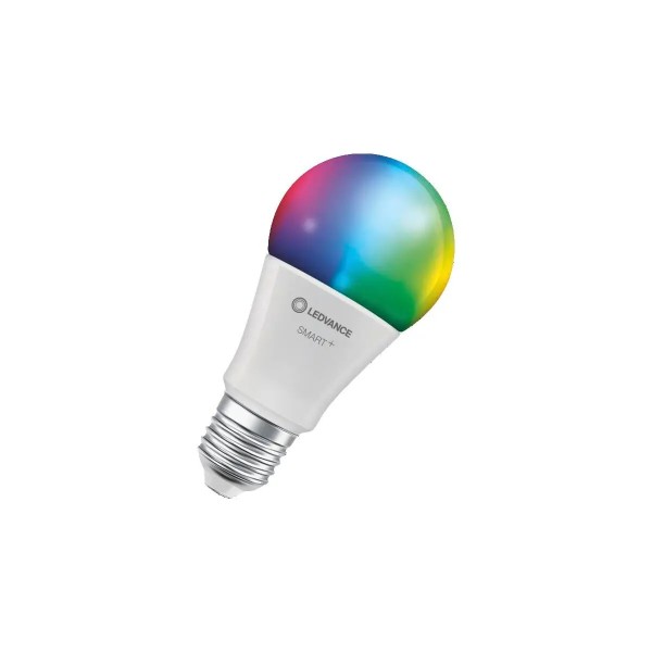 SLV 1012472 LED-Lampe A60 Smart Zigbee, dimmbar, E27, 9W, RGBW, 2700-6500K, 806lm